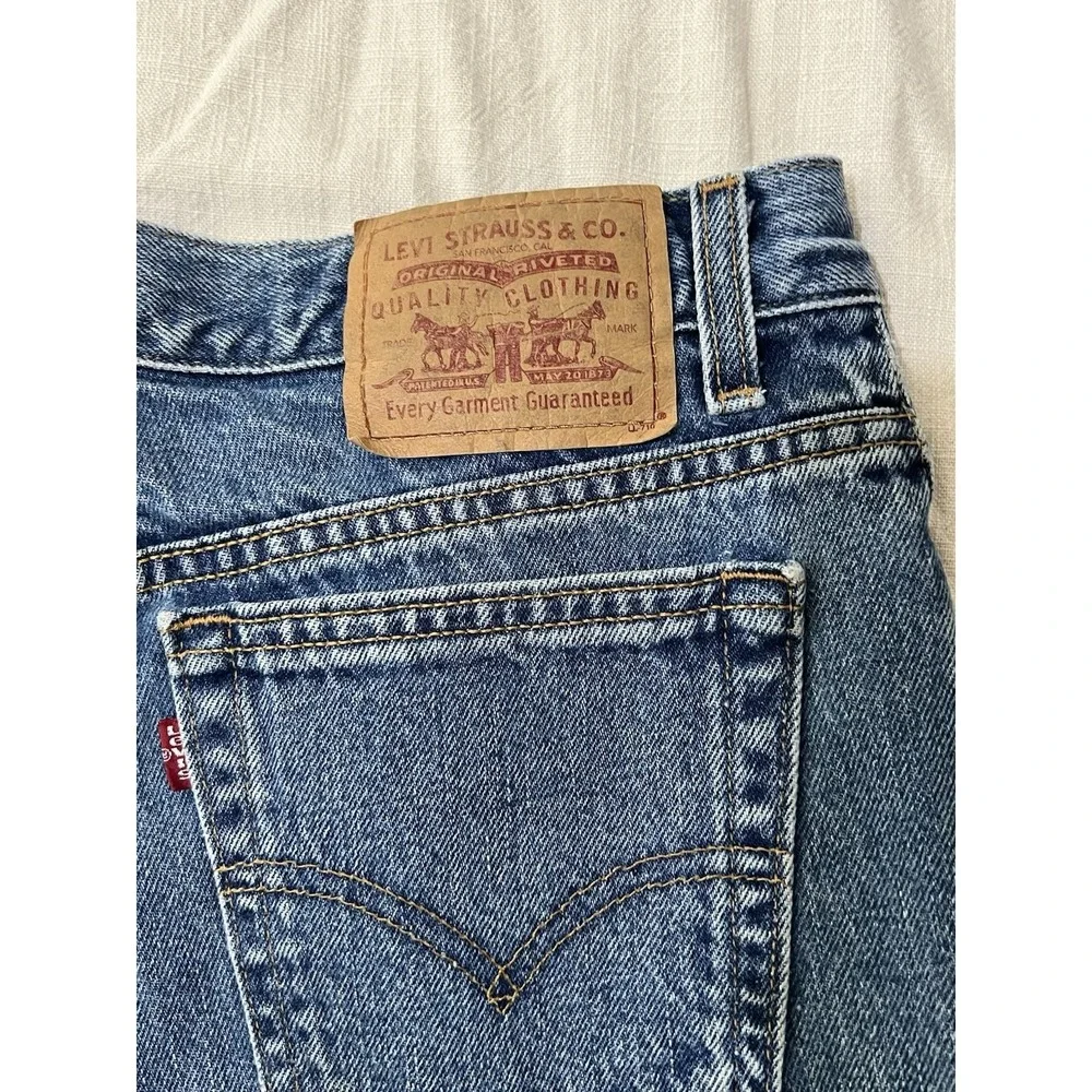 Vintage Levi's Low Cut USA Straight Leg 31x30 100% Cotton 90s/00s Perfect Jeans